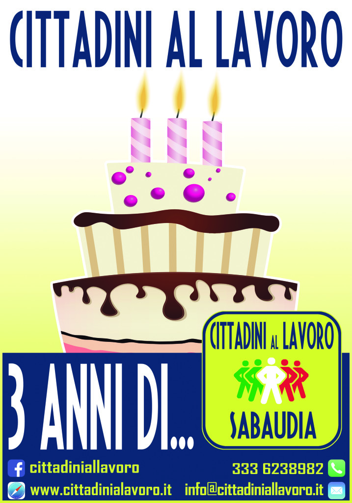 3 compleanno cal